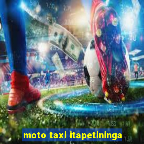 moto taxi itapetininga